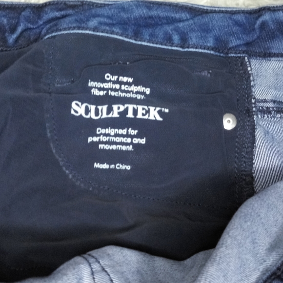 Athleta Sculptek Ultra Skinny Jean Pant in True Blue Size 4 - Picture 7 of 11